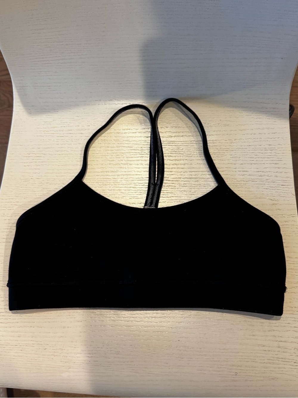 lululemon athletica Black Strappy Light-Support Sports Bra